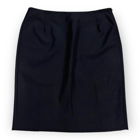 Balenciaga Paris Wool Luxury Designer Knee Length Skirt - Womens 6 / Medium - Picture 1 of 4